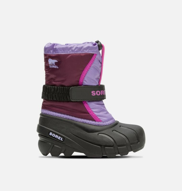 Sorel Barn Vinterkängor Lila/Svarta - Childrens Flurry™ - YFQ-549836